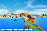 Kids Car Racing: Water Surfer Stunts Screen Shot 10