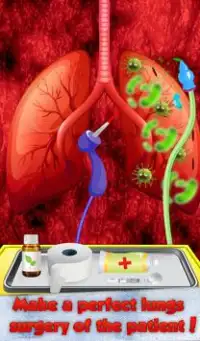 फेफड़े डॉक्टर सर्जरी सिम्युलेटर: रियल अस्पताल खेल Screen Shot 9