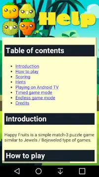 Match 3 Happy Fruits Screen Shot 7