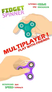 Fidget Spinner - Epic Battle Simulator Free 2018 Screen Shot 1