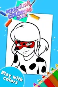 Ladybug Coloring Game For Kids Screen Shot 0