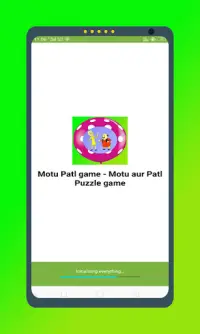 Motu Patl game - Motu Puzzle game Screen Shot 0