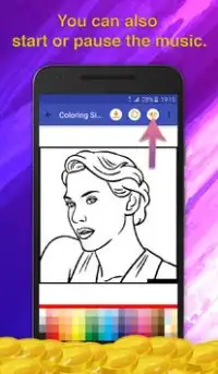 Actresses Coloring Pages Screen Shot 6