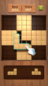 Block Puzzle 99: Draw Wood Cube Fit Space Clear Up Screen Shot 1