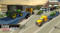 Farming Vehicles Transport: Transporter Truck Sim Screen Shot 2