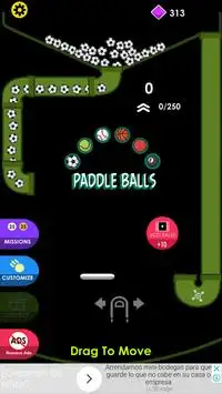 Paddle Ball Screen Shot 0