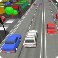 Blocky Cars Rush Drive