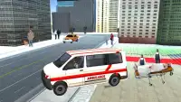 Drive Rescue скорой помощи Sim Screen Shot 1