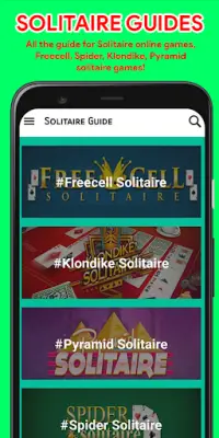 Solitaire Guide Screen Shot 1