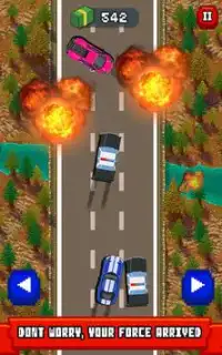 Pablo Escape Highway Run: 2D Car Race Screen Shot 1