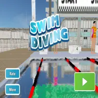Swimming Race 3D Screen Shot 0
