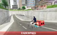 Consegna moderna della bici della città Screen Shot 7