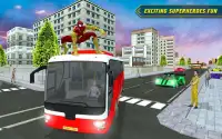 City Bus Driving: Superheroes Transport Simulator Screen Shot 7