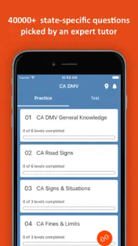 DMV Permit Practice Test 2019 Edition Screen Shot 0