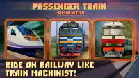 Passenger train simulator Screen Shot 0