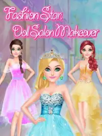 Fashion Star Doll Salon Makeover Screen Shot 4