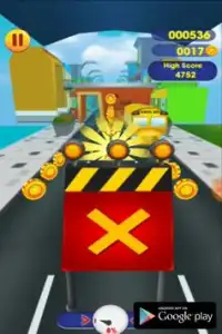 Iron Run Man Subway Rush Screen Shot 1