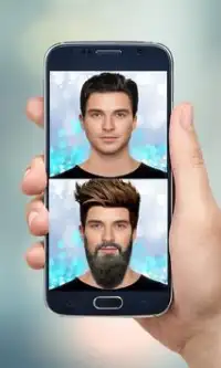 Men beard photo editor Mustache : Hairstyle salon Screen Shot 3