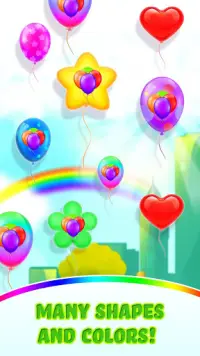 गुब्बारे पॉपिंग - बच्चों के लिए खेल Screen Shot 1