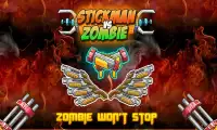 Stickman vs Zombie Screen Shot 0