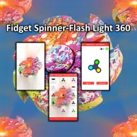 Fidget Spinner - Flash Light 360 Screen Shot 7
