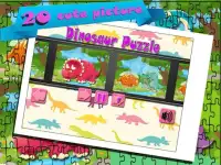 quebra-cabeça de dinossauro Screen Shot 4