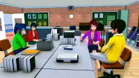 Jogo de Escola Simulador Anime Screen Shot 3