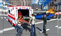 Ambulance Rescue 911 USA Crime City simulator 2018 Screen Shot 13