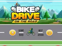 Bike Drive On The Road Screen Shot 3