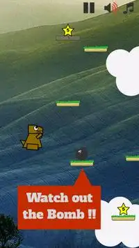 Square Dino Jump Screen Shot 1