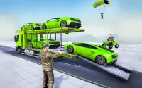 軍用 車両 輸送 シミュレーター ゲーム: 車 トラック運転 Screen Shot 7
