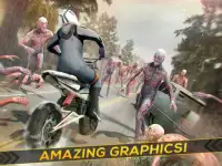 мотоцикл гонка vs злой зомби Screen Shot 5