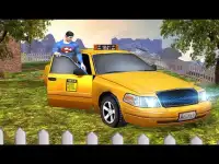 Superhero Taxi Driving : fast racing challenges 3D Screen Shot 8