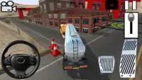 Tanker ile Petrol Taşıma Oyunu Screen Shot 1