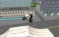 Polis bisikleti sürüş 3D Screen Shot 5