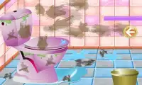 Barbie Bathroom Cleaner Girl Games Screen Shot 7
