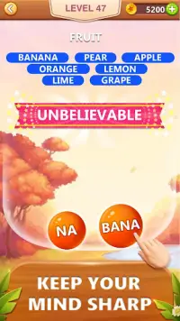 Word Bubble Puzzle - Word Game Screen Shot 2