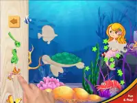マーメイド (人魚) のパズル ゲーム - 簡単ゲームアプリ 幼児向け無料ゲーム Screen Shot 6