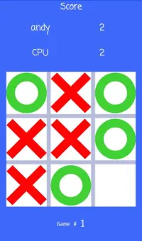 Tic Tac Toe - Play with friend and CPU Screen Shot 5