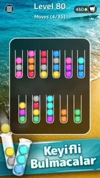 Ballscapes: Renkli Top Oyunları! Ball Sort Puzzle Screen Shot 2