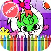 Coloring Game for Shopkins