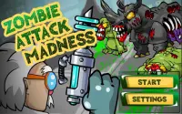 Zombie Attack Madness: Пушки против зомби Screen Shot 11