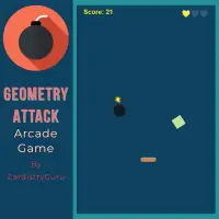 Geometry Attack - Arcade Game Screen Shot 3
