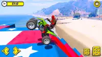 Quads Superhero Stunts Racing Screen Shot 3