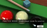 Snooker 3D: Mejor Snooker en el interior Screen Shot 1