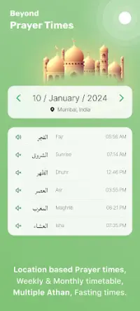Islamic Calendar & Prayer Apps Screen Shot 1