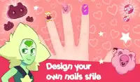 Nail salon with Gems Screen Shot 1