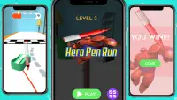 Hero Pen Run Games Screen Shot 0