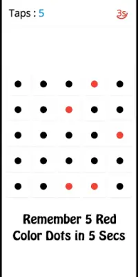 Dots Finder: A Memory Boosting Brain Dots Game Screen Shot 3