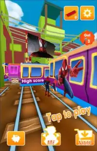 Subway Spider Boy Adventure Screen Shot 2